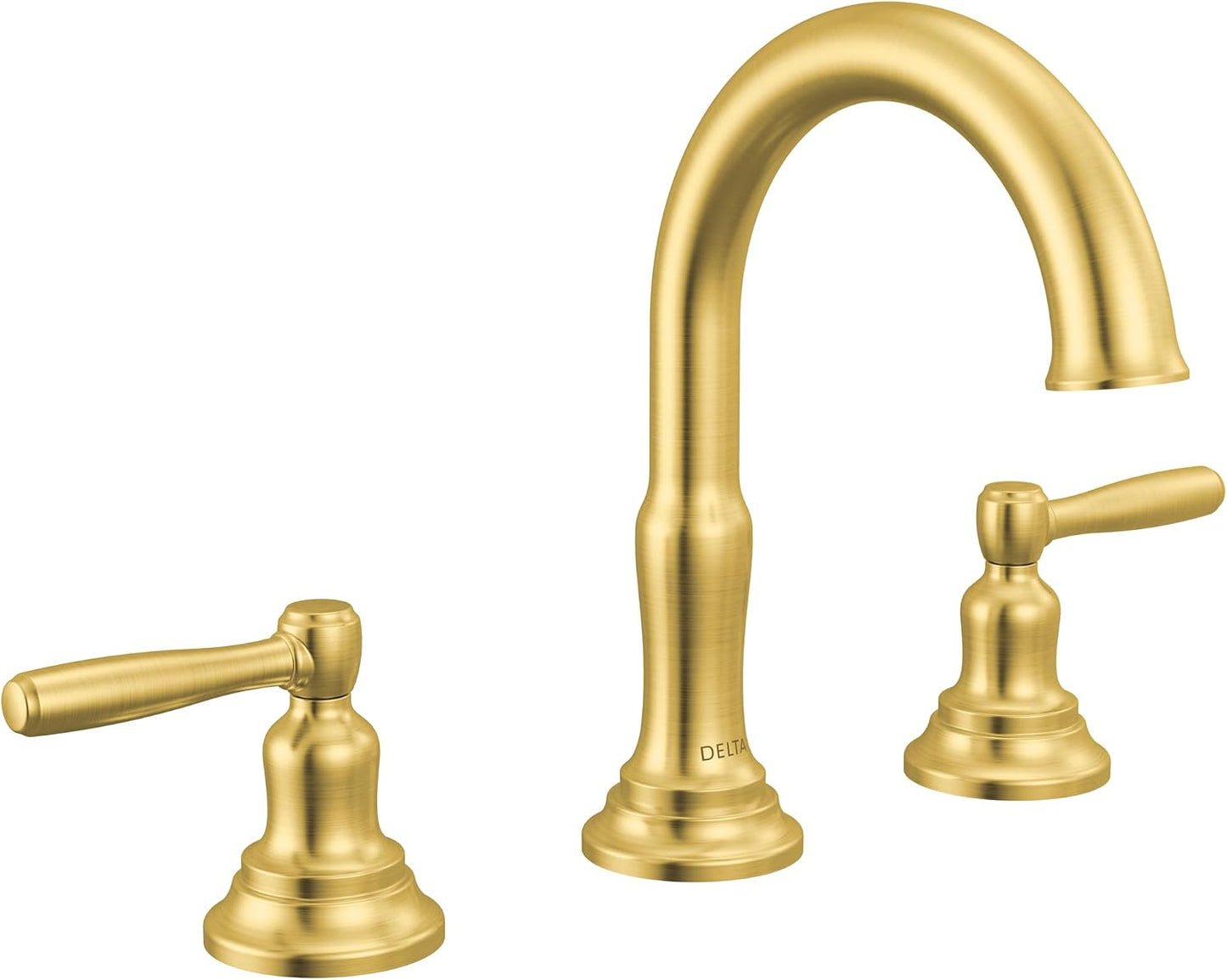 Grifo baño oro cepillado 3 agujeros 8pulg kit drenaje push-pop
