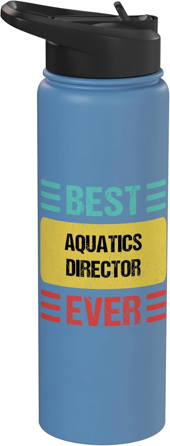 Botella de agua aislada acero inoxidable Aquatics Director