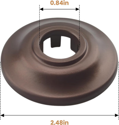 Brida repuesto brazo ducha universal comp Moen bronce