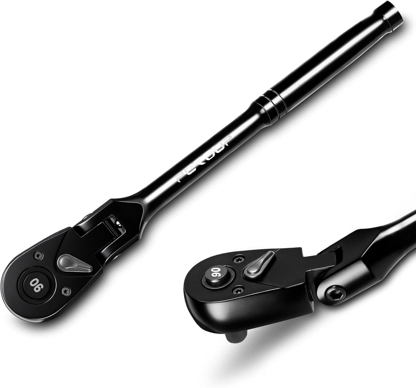 Trinquete flexible 1/4 con 90 dientes arco 4 grados