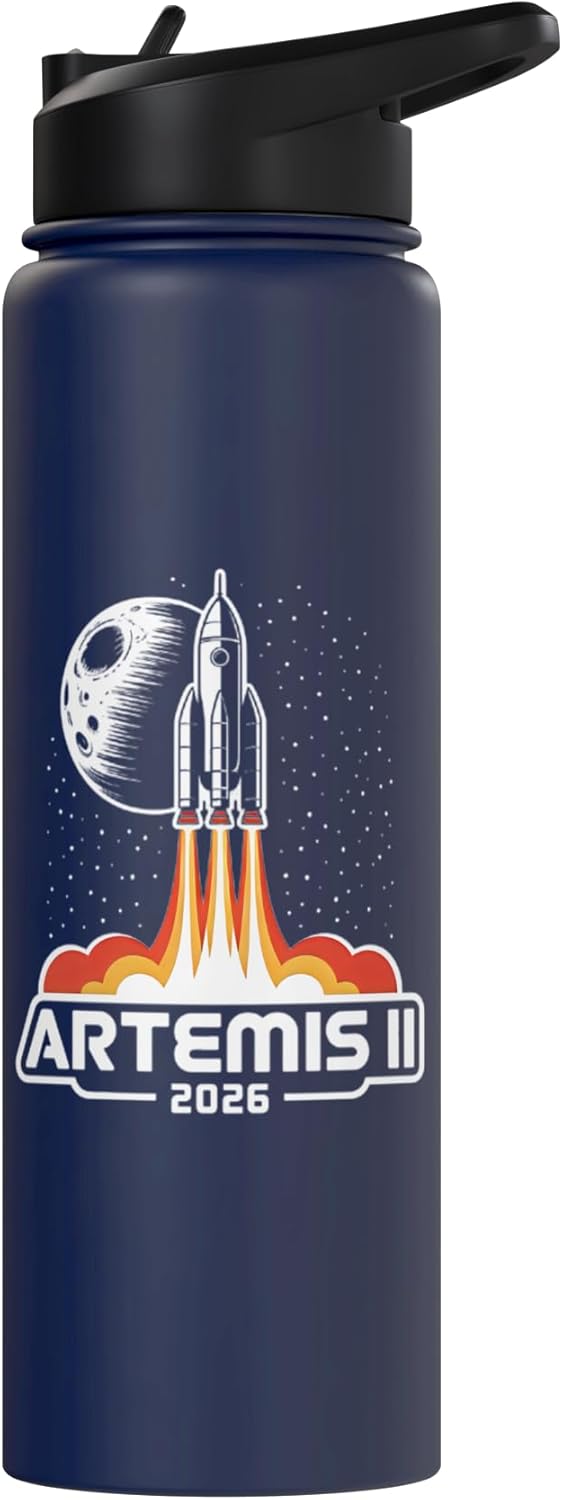 Botella de agua acero inoxidable Artemis II 2026