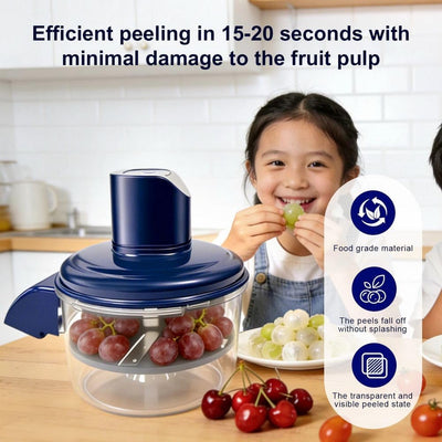 Peladora automática uvas y frutas eléctrica recargable