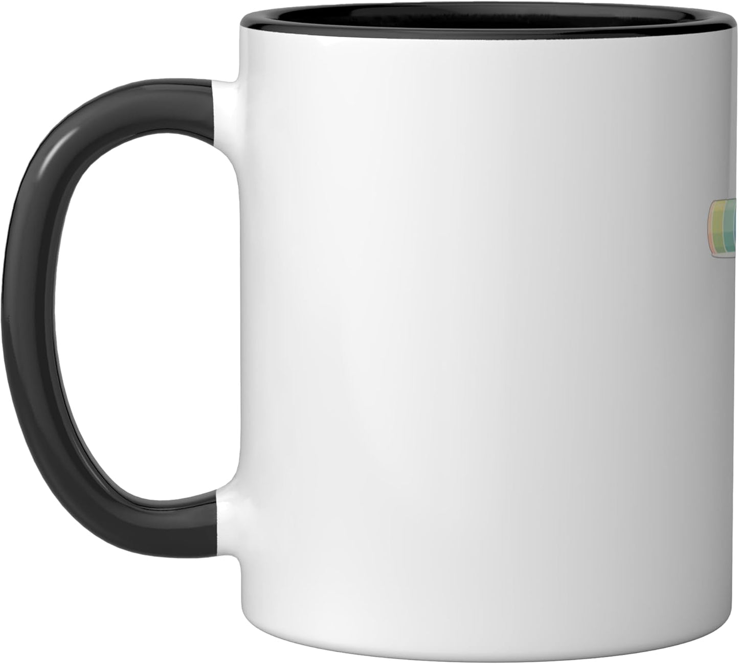 Taza Cerámica Pilates Negro/Blanco