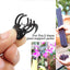 200 Clips para Orquídeas y Plantas Soporte Vertical Marrón