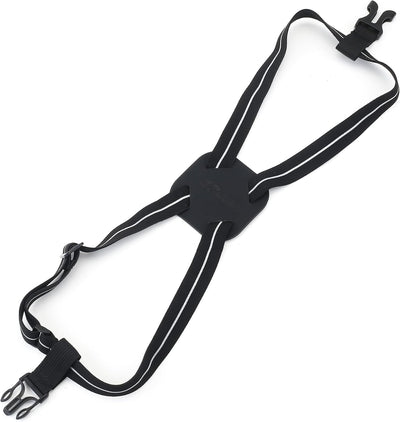 Correas elásticas para maleta con reflectante negro