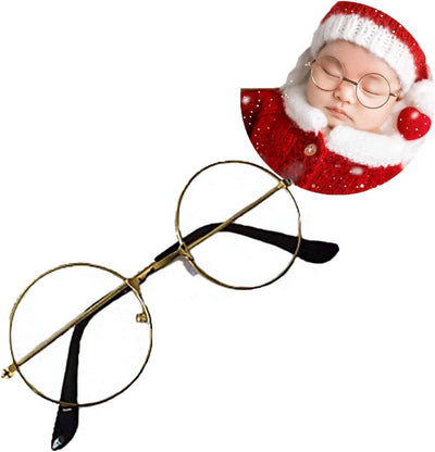 Accesorios foto recién nacidos gafas Halloween Papá Noel