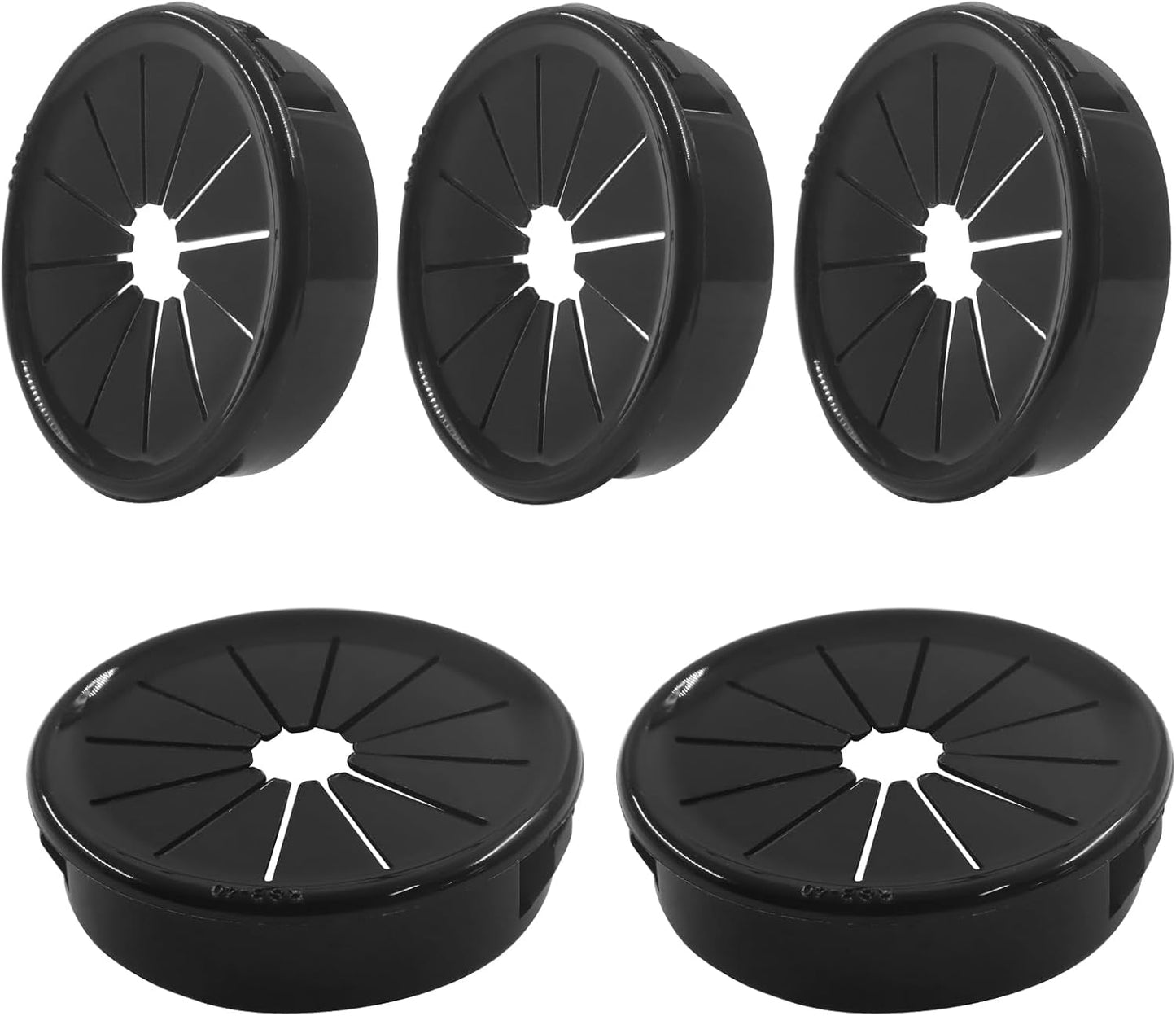 5 Pzas Pasadores de Cabello 1-1/2 Pulg Nylon para Mesa Escritorio