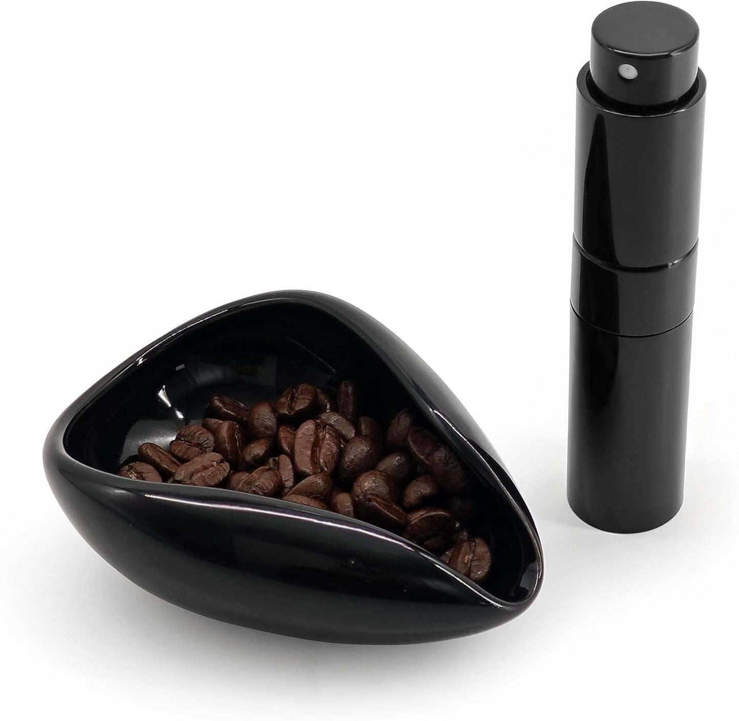 Juego taza dosificadora café cerámica antiestático