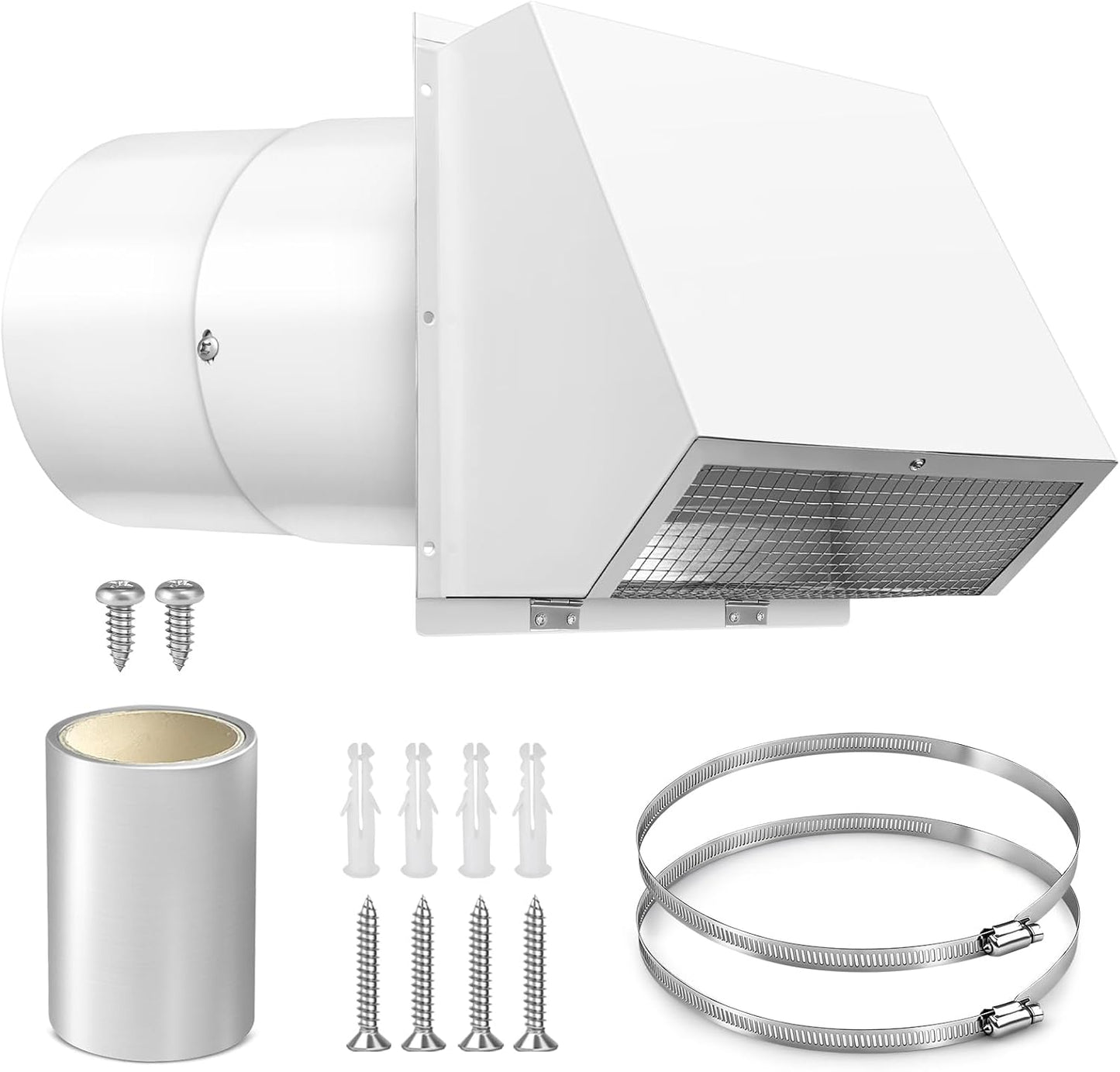 Cubierta ventilación pared microondas 8pulg campana extractora