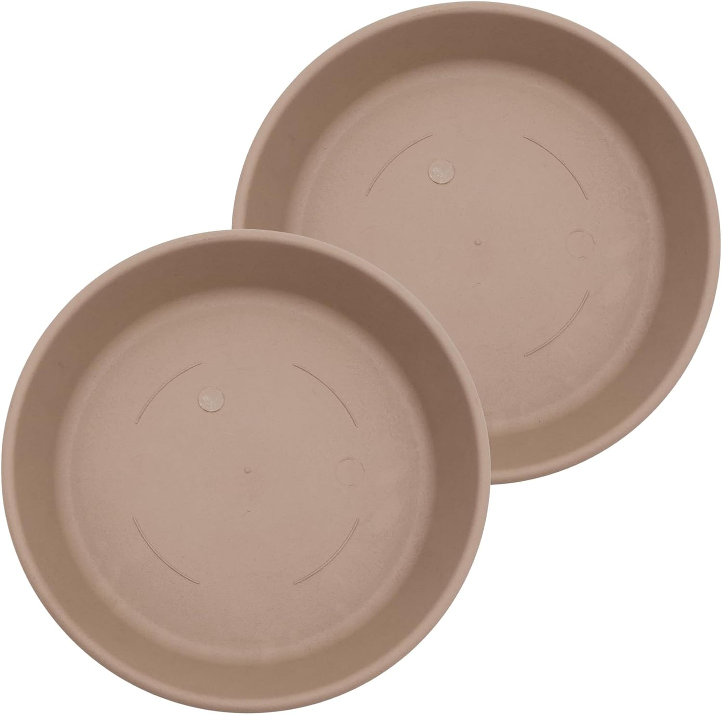 Platillos plástico 12pulg bandejas 12.5x12.5x2.13pulg pack 2