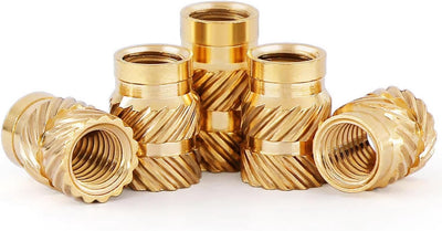 150 Pzas Inserción M3 Acero Bronce para Impresión 3D