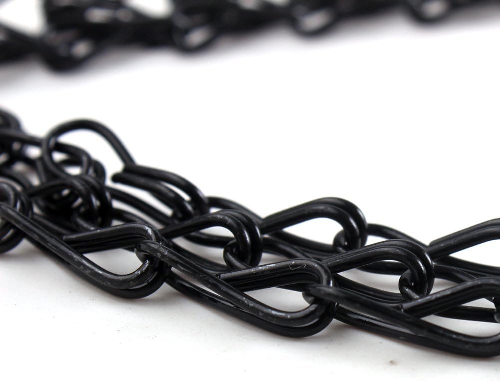 Ganchos colgantes negros para cestas 20pulg set 4