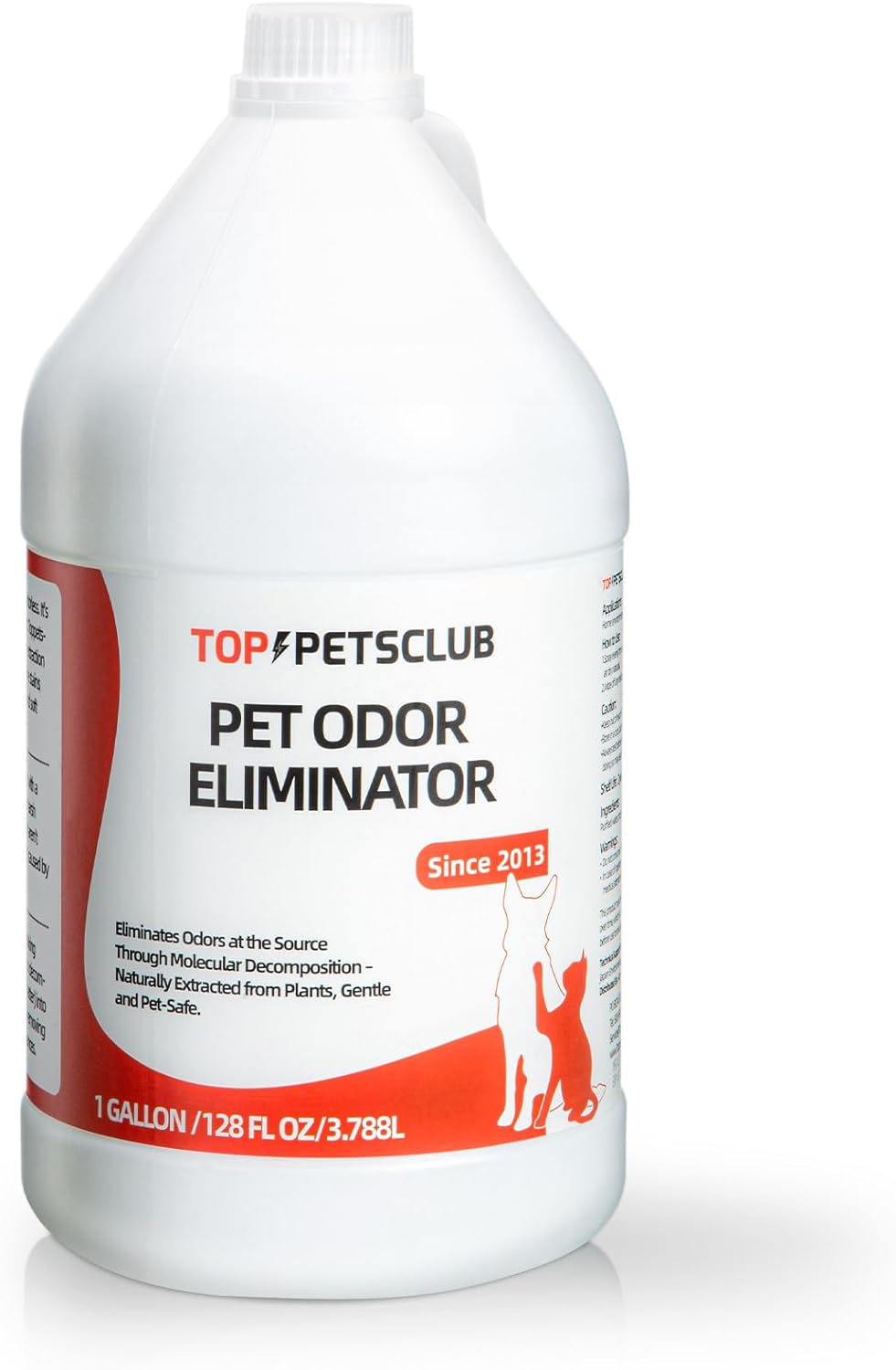 Spray elimina olor mascotas para alfombra y coche 128oz