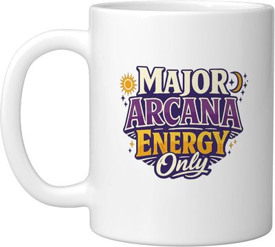 Taza Cerámica Tarot Major Arcana Celestial Blanca