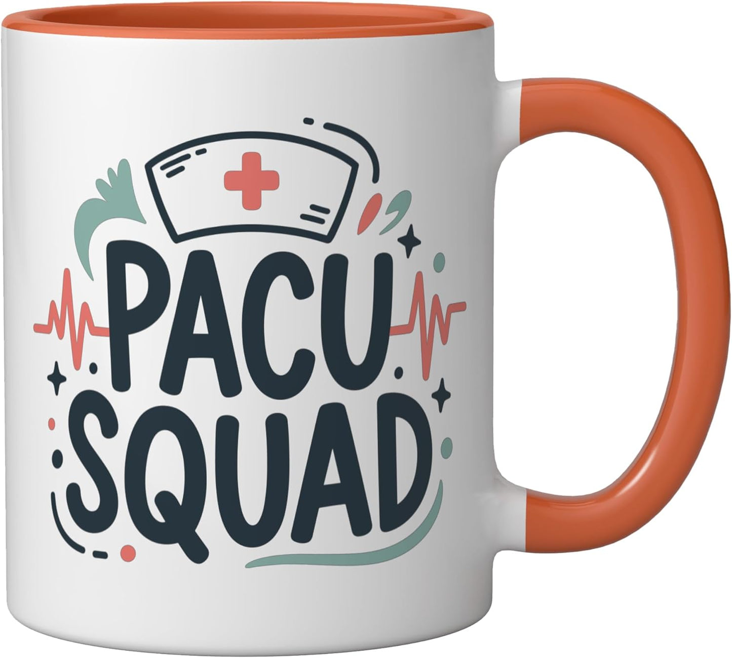 Taza Cerámica Pacu Squad Orange/White