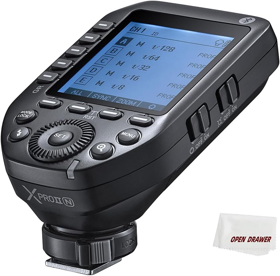 Disparador XproII-N para Nikon inalámbrico TTL Bluetooth