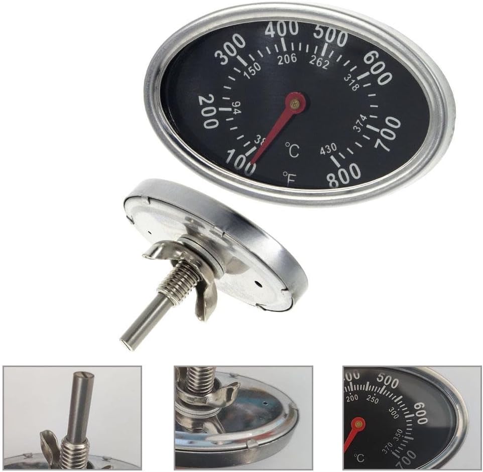 Termómetro tapa repuesto para parrillas acero inox