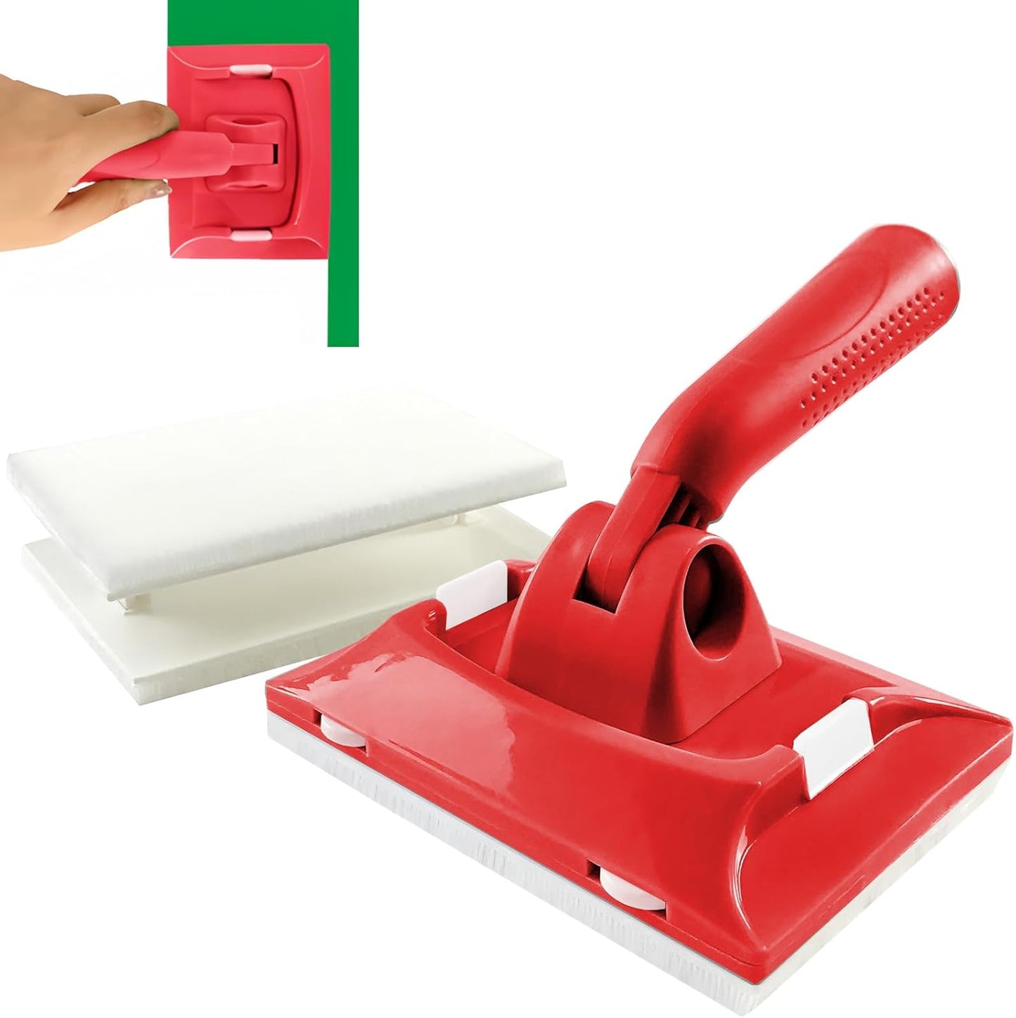 Bordeadora pintura ajustable con mango extensible y 2 almohadillas