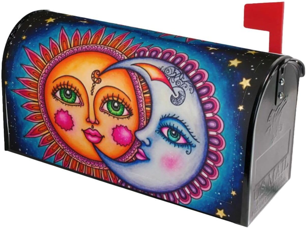 Funda magnética impermeable para buzón sol y luna 21x18pulg