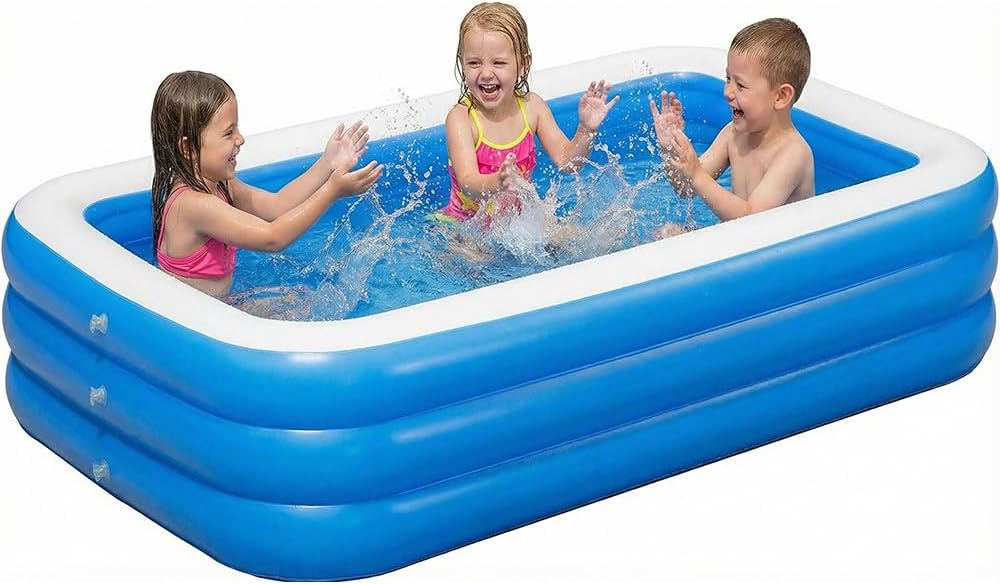 Piscina inflable 71x51x24pulg para fiestas al aire libre