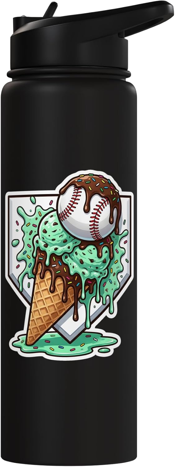 Botella de agua de acero inoxidable con sabor menta y chocolate para niños