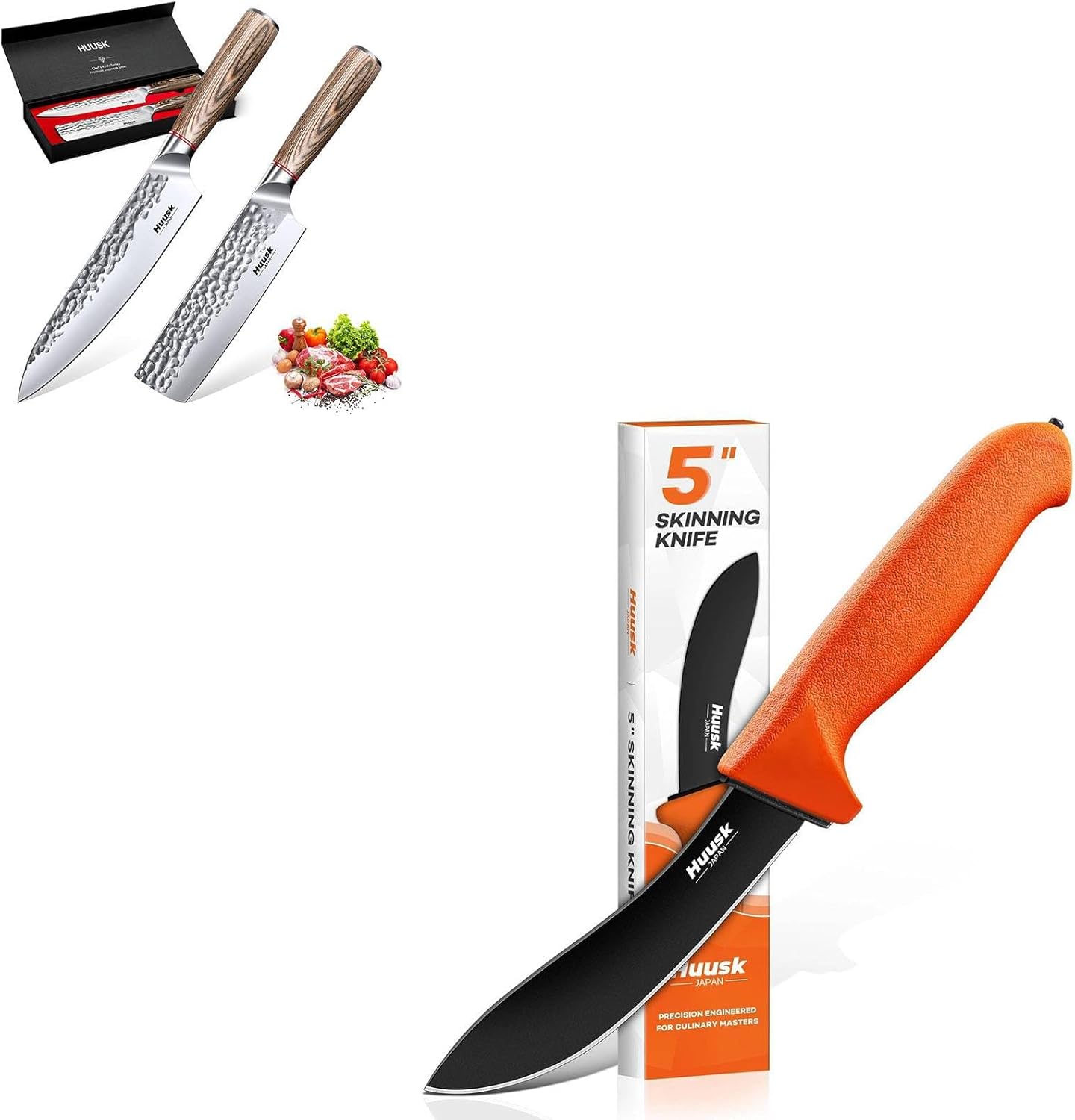 Set Cuchillos de Cocina Japonesa para Pelar