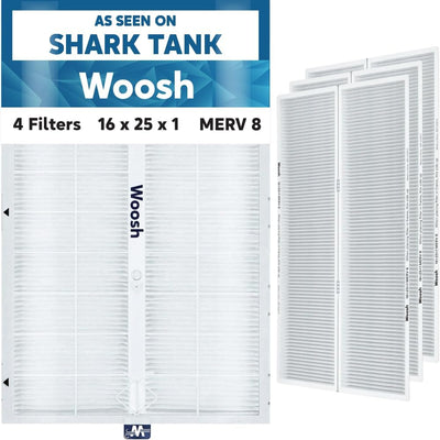 Filtro aire MERV 8 16x25x1 plisado HVAC 4 pzas