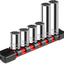 Juego llaves vaso 0.394pulg 6uds 1/4 pulg 6 y 12 puntos