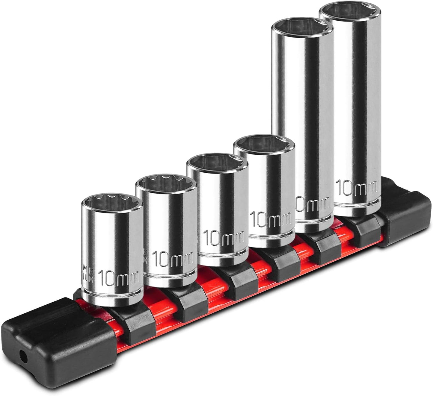 Juego llaves vaso 0.394pulg 6uds 1/4 pulg 6 y 12 puntos