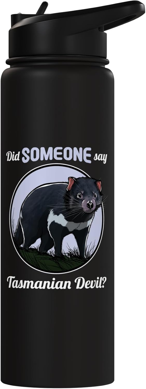 Botella agua acero inox aislada Tasmanian Devil