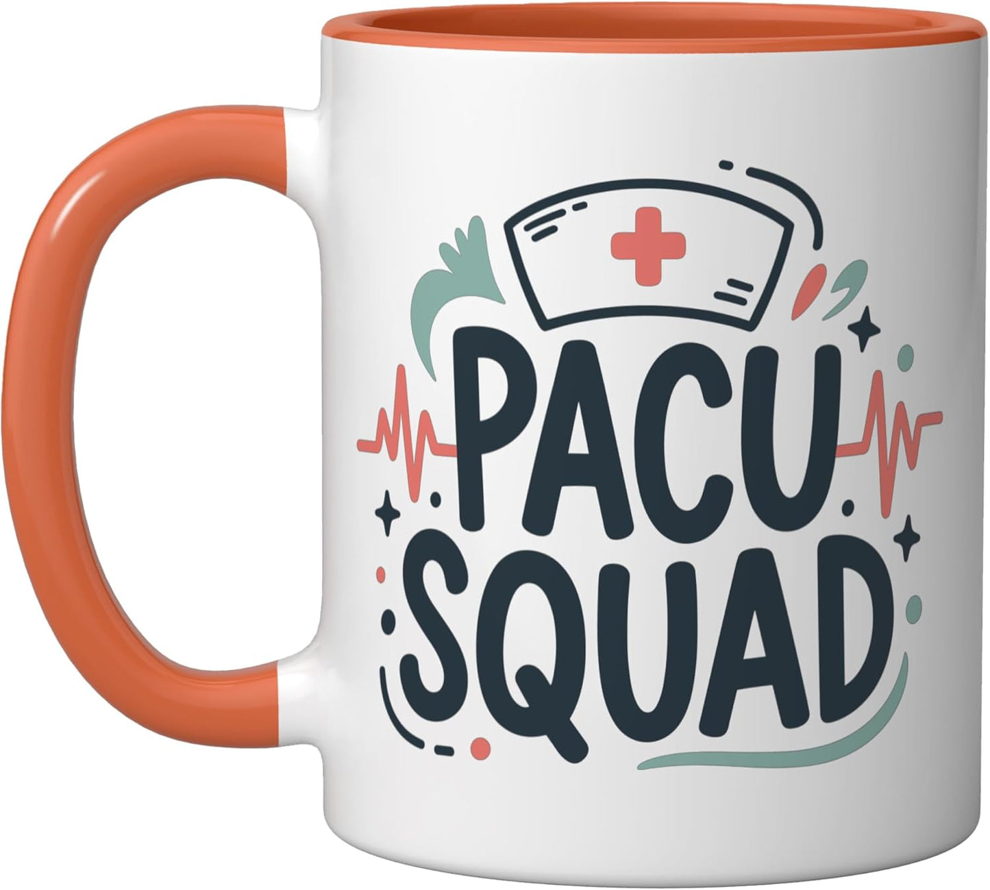 Taza Cerámica Pacu Squad Orange/White
