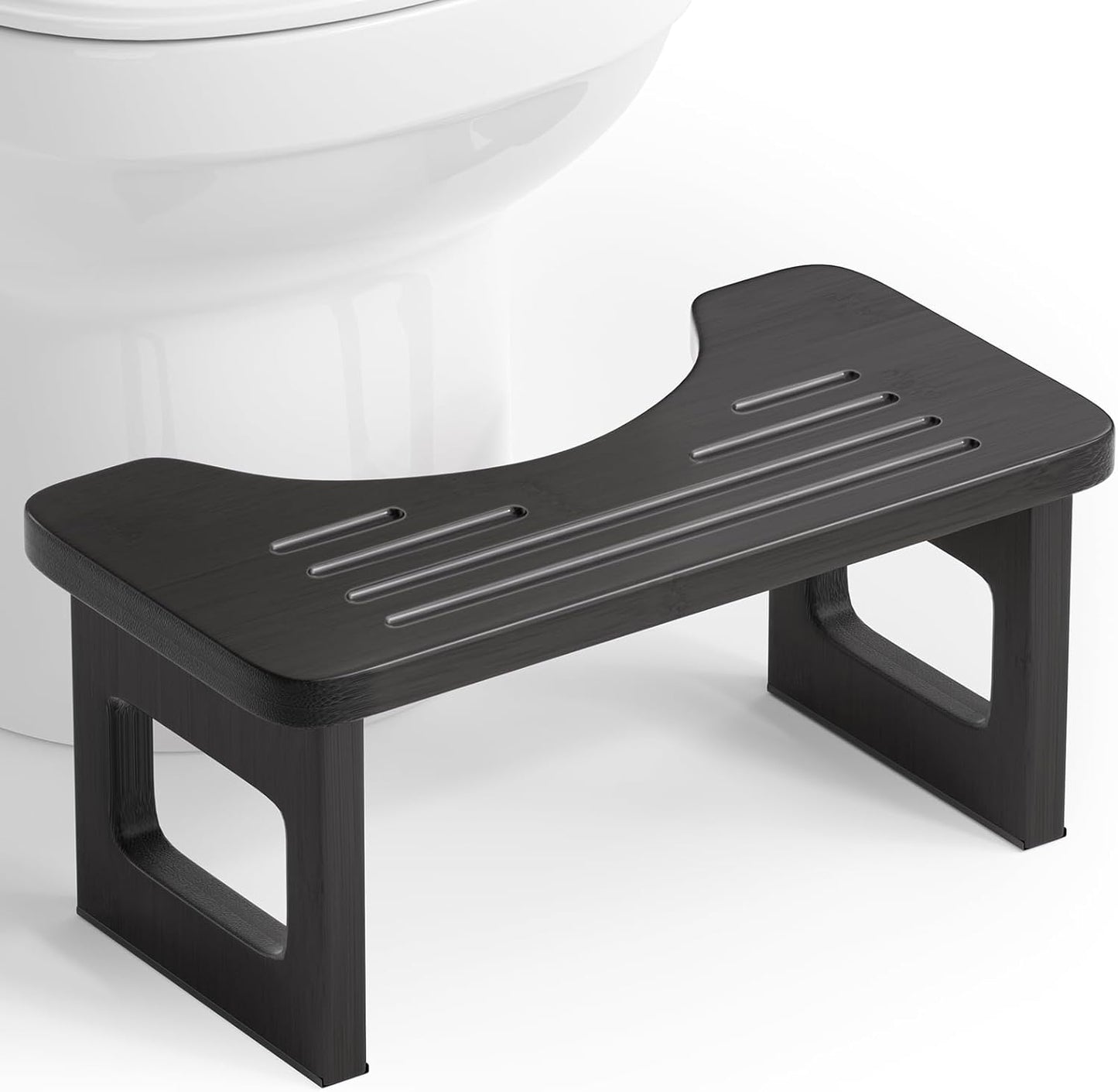 Taburete bambú plegable antideslizante baño 0.59pulg