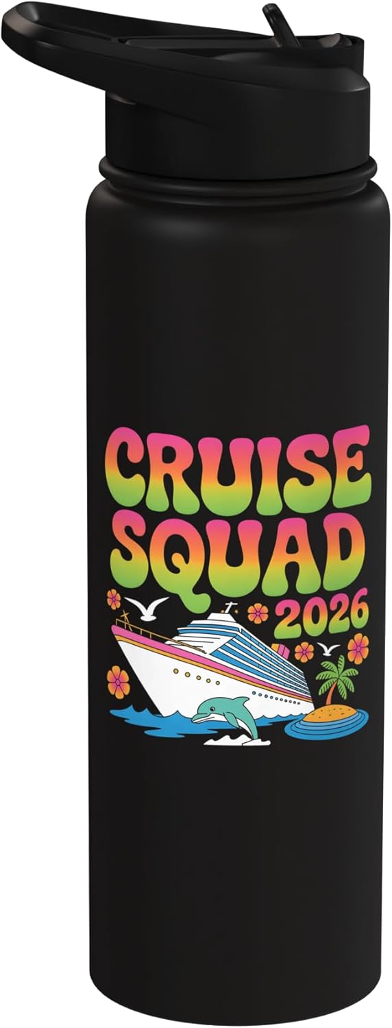 Botella de agua acero inoxidable Cruise Squad 2026