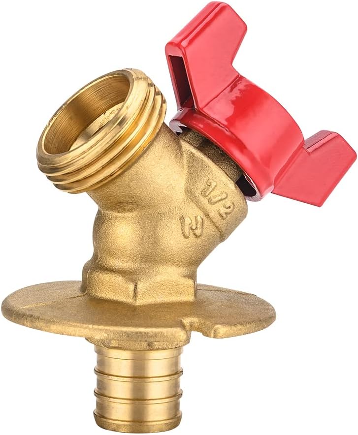 Válvula 1/4 vuelta brida 3/4pulg entrada PEX salida MHT