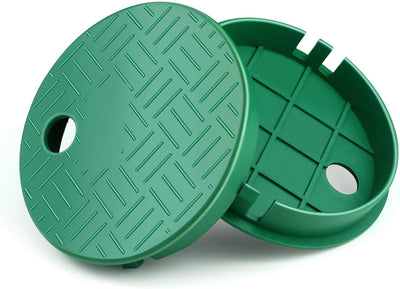 2 Fundas Tapa Válvula Plástico 5.5pulg Sistema Riego Jardín
