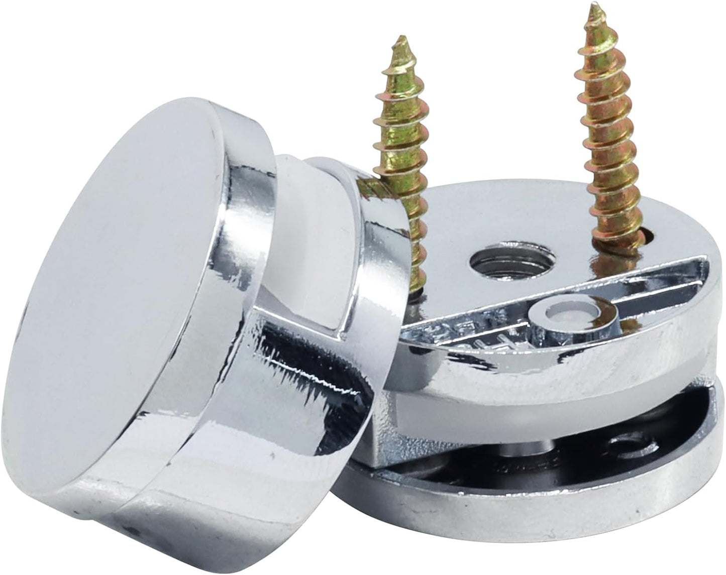 Kit 4 accesorios montaje espejo sin marco soportes ajustables