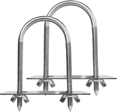 Horquilla asador acero inox 304 2 pzas 5.5pulg
