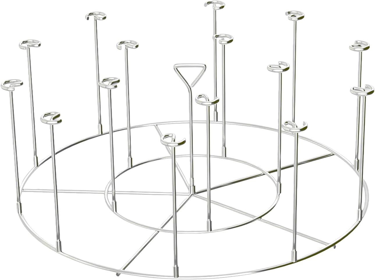Soporte brocheta acero inox 18/8 15 pzas comp