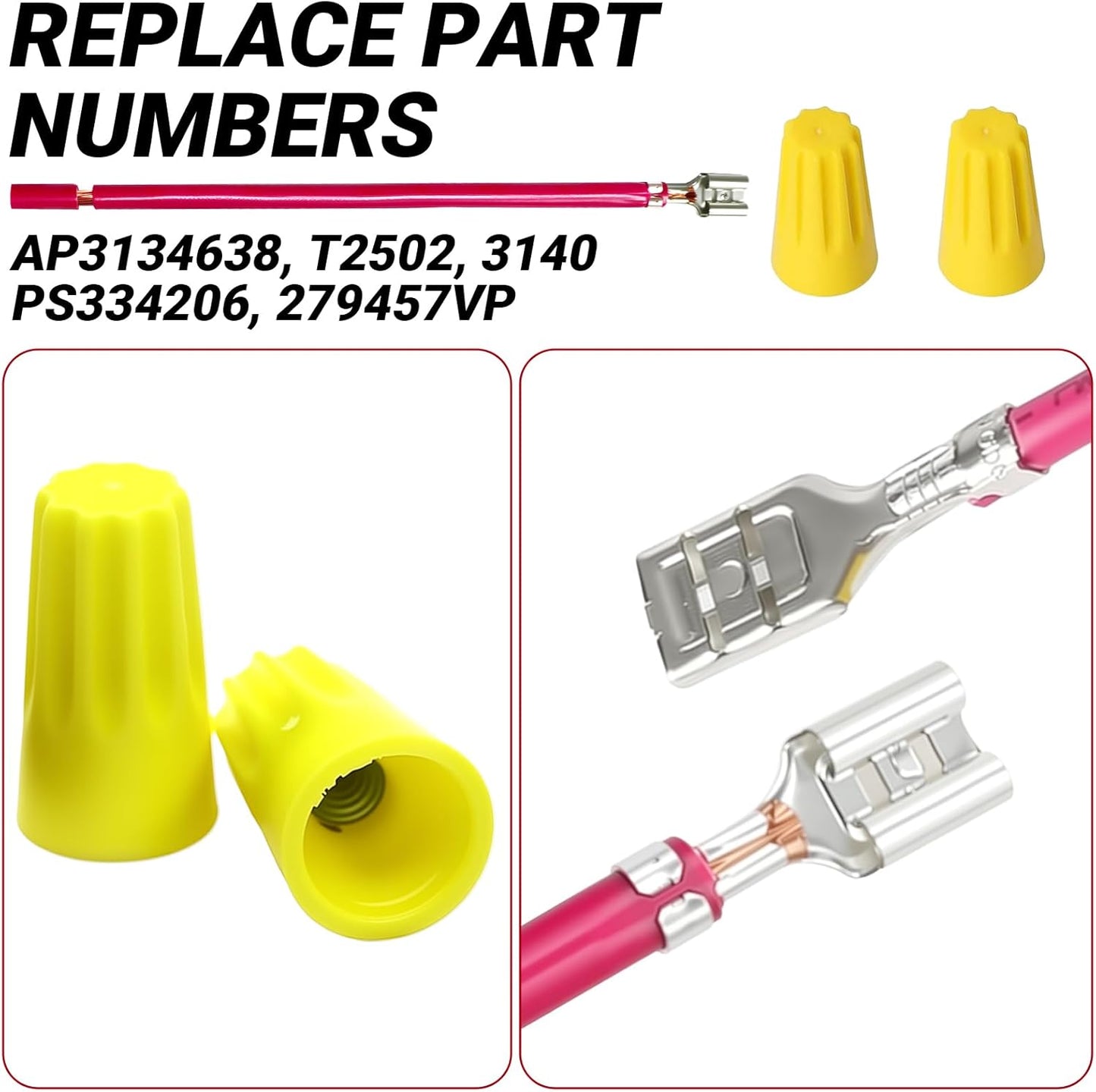 Kit alambre calefactor secadora comp Whirlpool Maytag