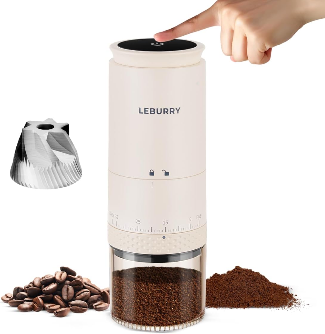 Molinillo café portátil inalámbrico recargable USB