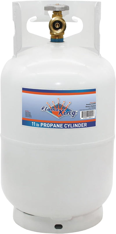 Cilindro propano acero 10lb válvula seguridad camping parrilla