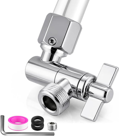 Adaptador extensión cabezal ducha acero inox G1/2