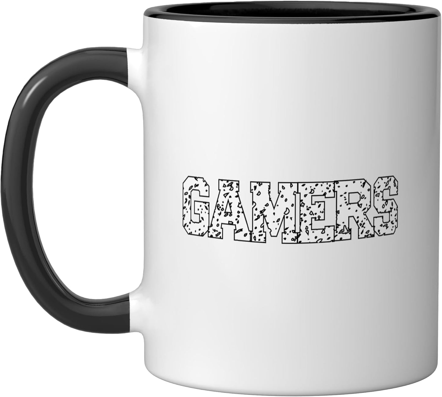Taza Cerámica Negro/Blanco