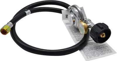 Manguera propano 3ft con medidor universal 3/8pulg