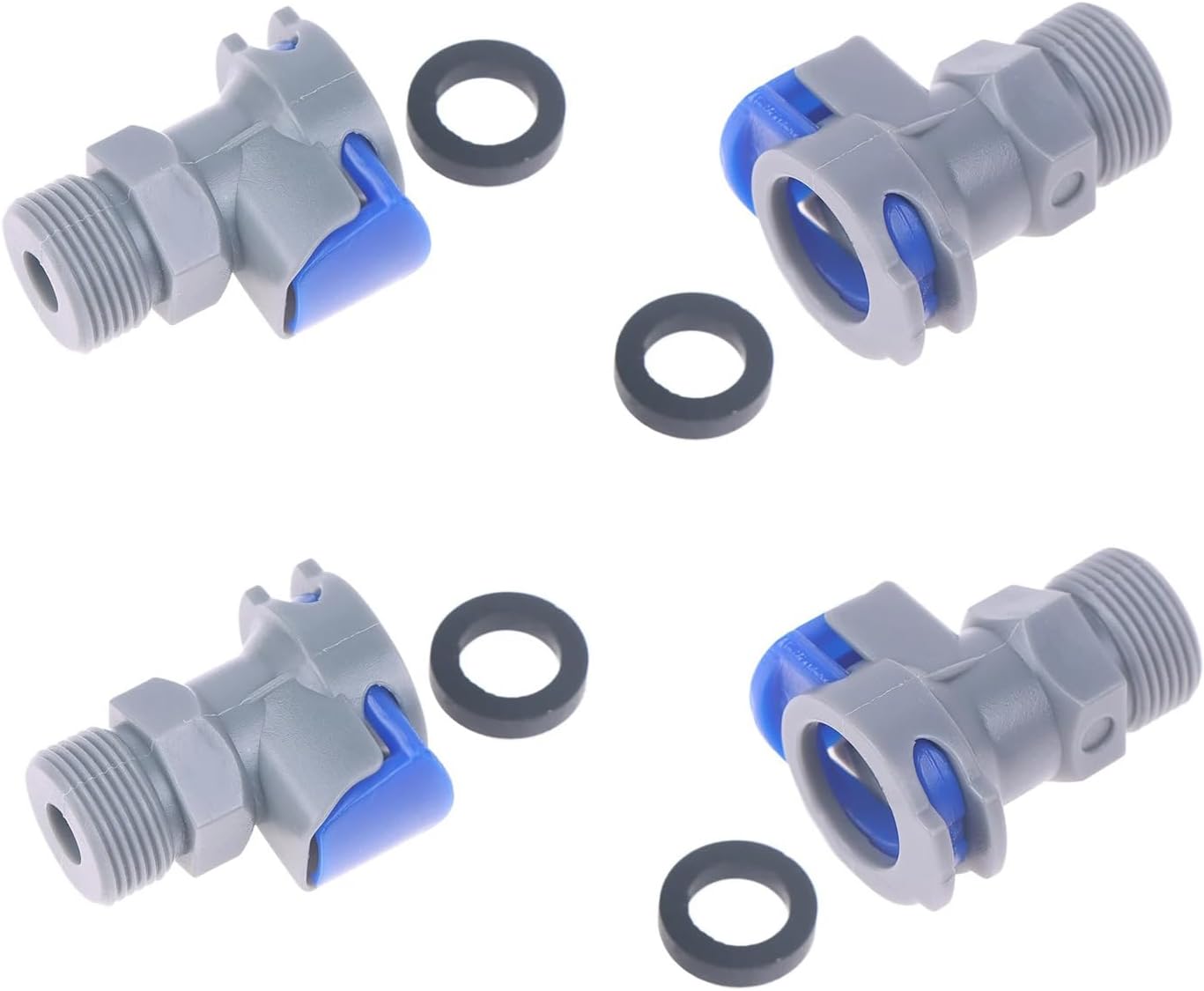 Pack 4 adaptadores manguera grifo cocina con rosca M15x1