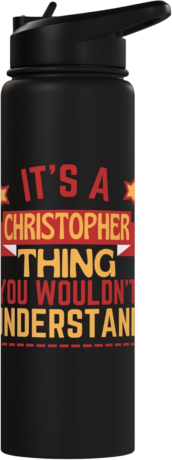 Botella de agua aislada de acero inoxidable Christopher
