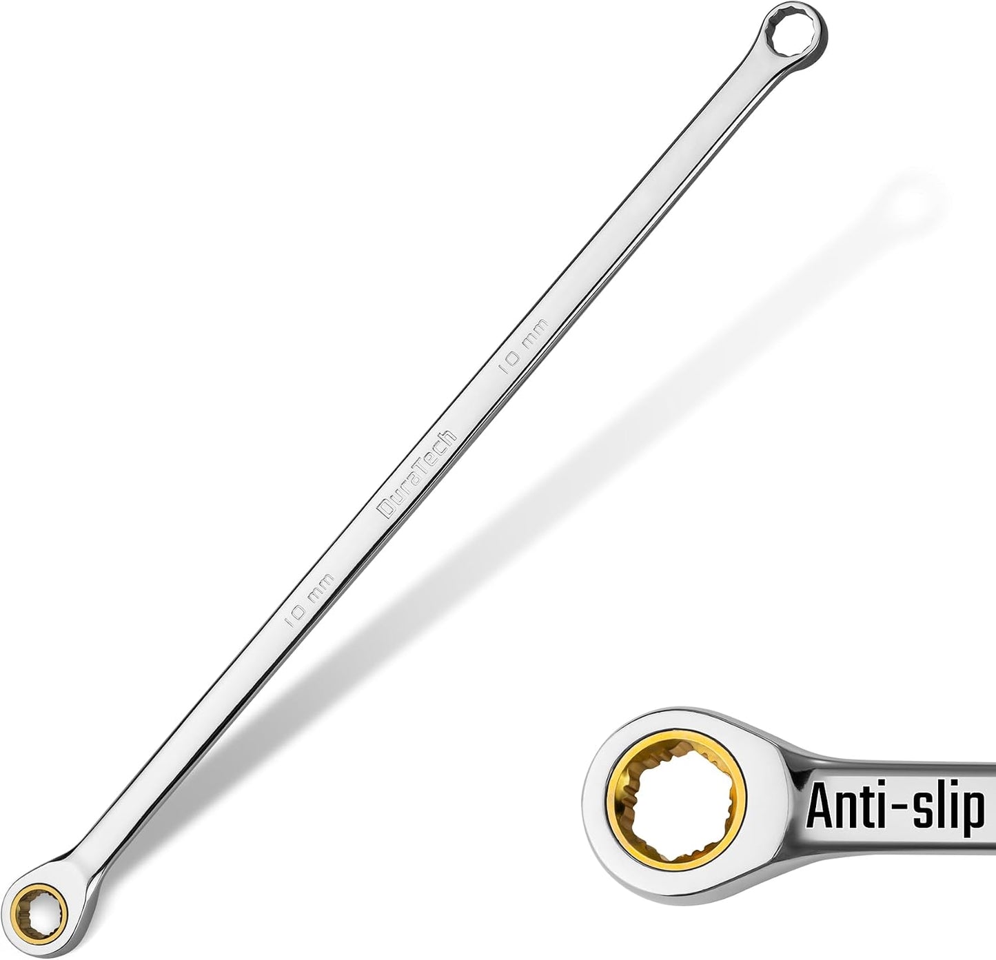 Llave trinquete antideslizante 0.394pulg 12 puntos acero CR-V