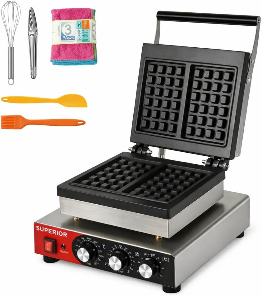 Machaca de panqueques cuadrada acero inox 1750W