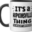 Taza cerámica Hopkinsville Lovers Thing You Wouldn't Understand negra/blanca