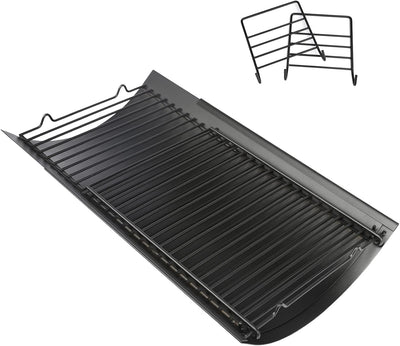 Bandeja cenizas ajustable 23-35pulg para parrilla carbón